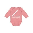 thumbnail image 1 of Inktastic acute-baby-white Boys or Girls Long Sleeve Baby Bodysuit, 1 of 5