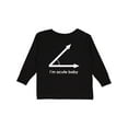 thumbnail image 1 of Inktastic acute-baby-white Boys or Girls Long Sleeve Toddler T-Shirt, 1 of 5