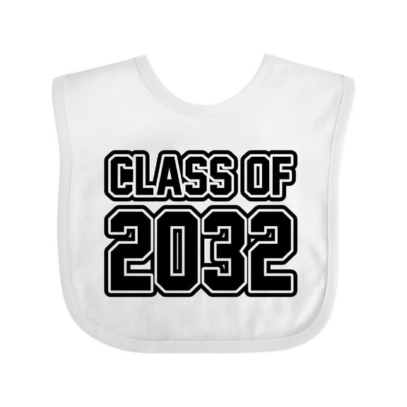 Inktastic class of 2032 Boys or Girls Baby Bib