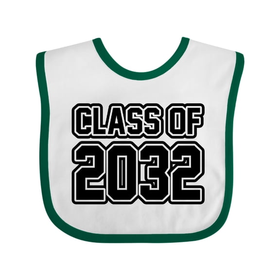 Inktastic class of 2032 Boys or Girls Baby Bib