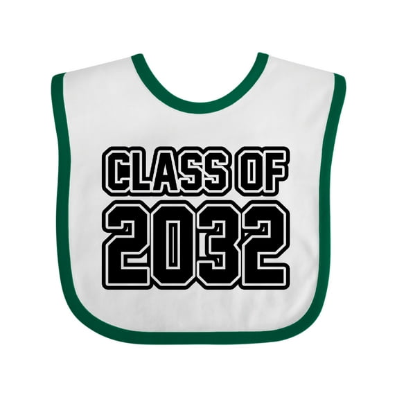 Inktastic class of 2032 Boys or Girls Baby Bib