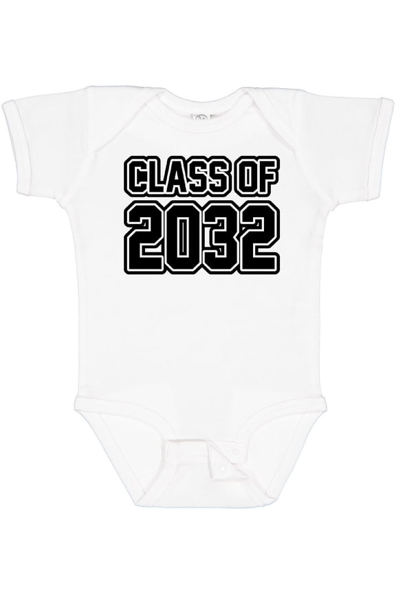 class of 2032 Boys or Girls Baby Bodysuit