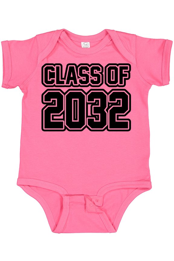 class of 2032 Boys or Girls Baby Bodysuit