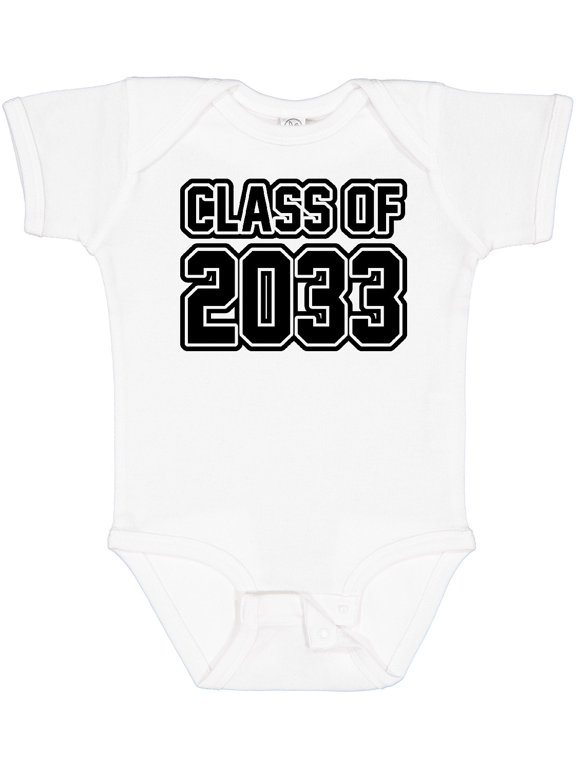 class of 2033 Boys or Girls Baby Bodysuit