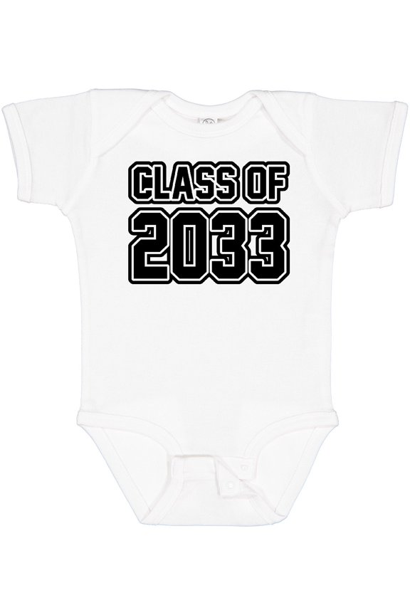 class of 2033 Boys or Girls Baby Bodysuit