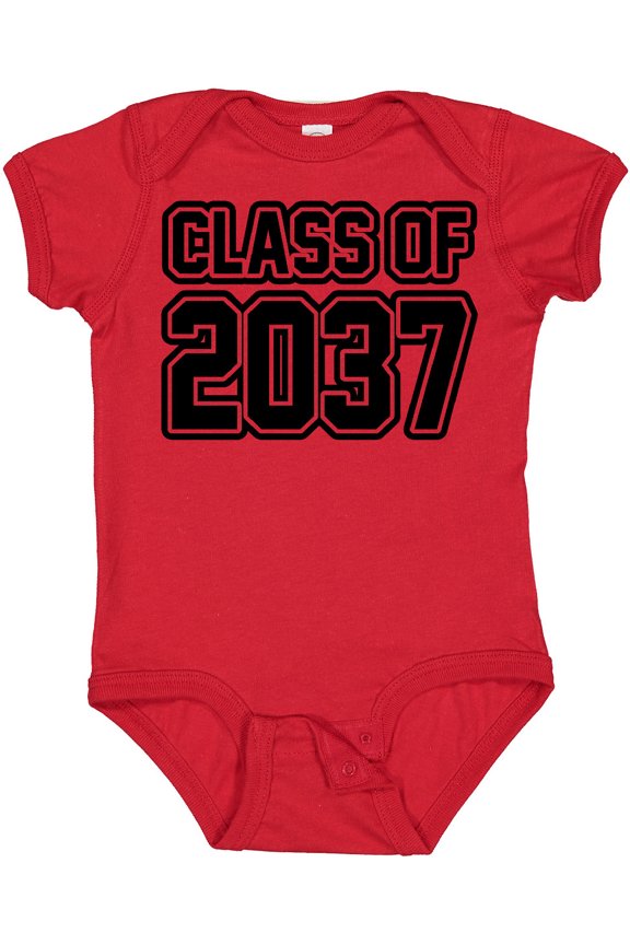 class of 2037 Boys or Girls Baby Bodysuit