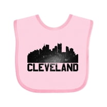 Inktastic cleveland skyline Boys or Girls Baby Bib