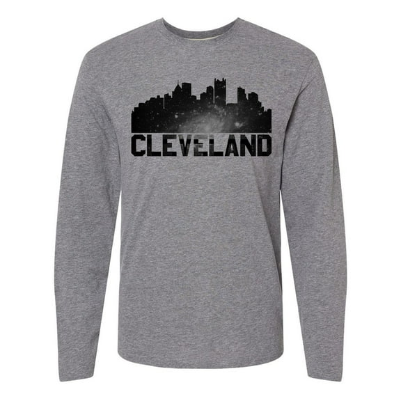Inktastic cleveland skyline Long Sleeve T-Shirt
