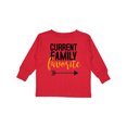 thumbnail image 1 of Inktastic current family favorite Boys or Girls Long Sleeve Toddler T-Shirt, 1 of 5