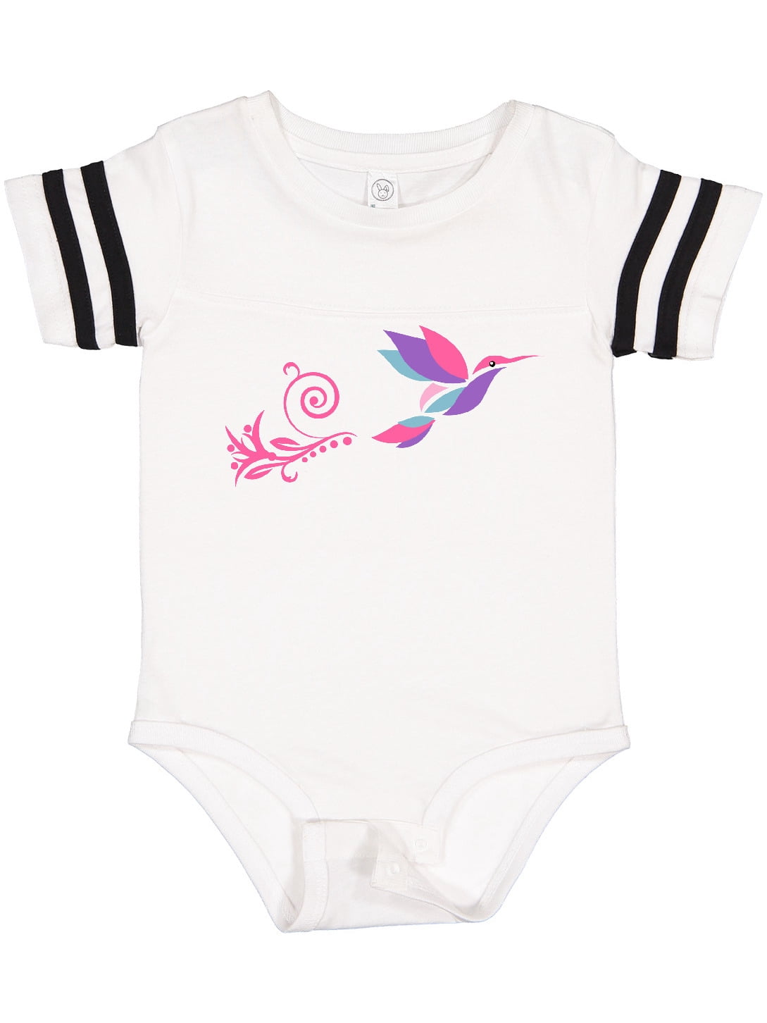 Inktastic hummingbird flying swirl Gift Baby Girl Bodysuit