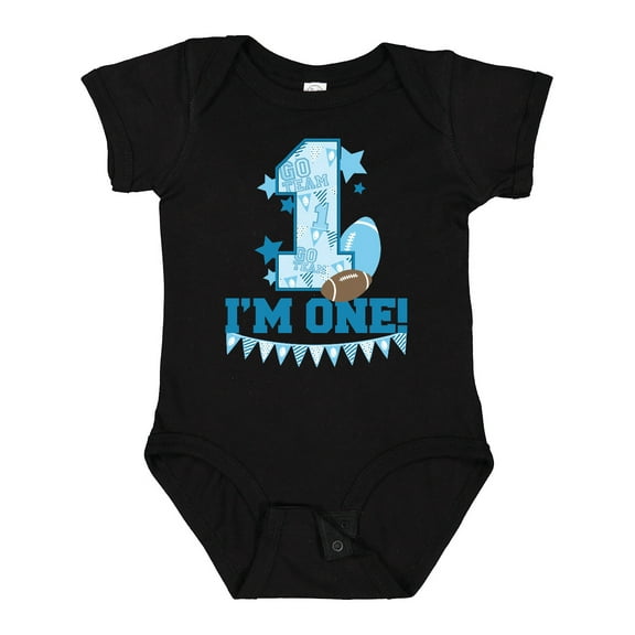Inktastic i'm one (football) Boys or Girls Baby Bodysuit