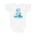 thumbnail image 1 of Inktastic i'm one (football) Boys or Girls Baby Bodysuit, 1 of 5