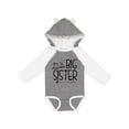 thumbnail image 1 of Inktastic i'm the awesome big sister Girls Long Sleeve Baby Bodysuit, 1 of 5