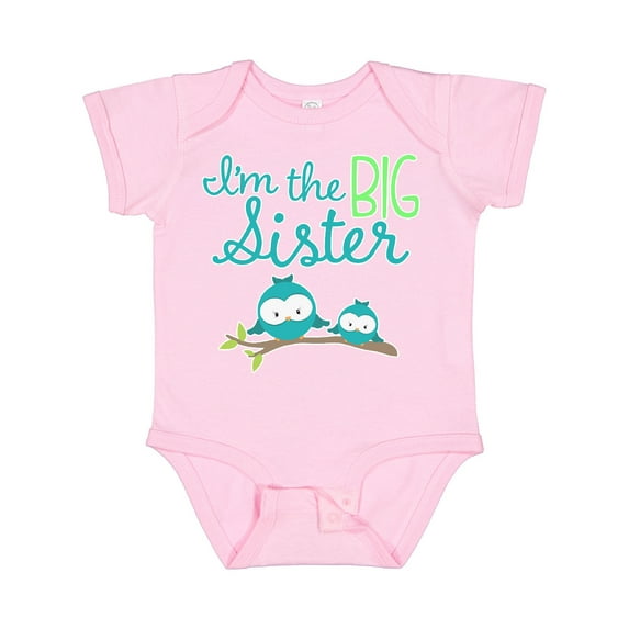 Inktastic i'm the big sister Girls Baby Bodysuit