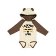 thumbnail image 1 of Inktastic legends are born in april Boys or Girls Long Sleeve Baby Bodysuit, 1 of 5
