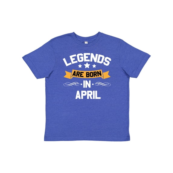 Inktastic legends are born in april Youth T-Shirt