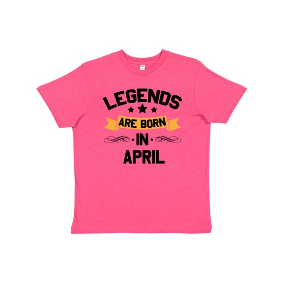 Inktastic legends are born in april Youth T-Shirt