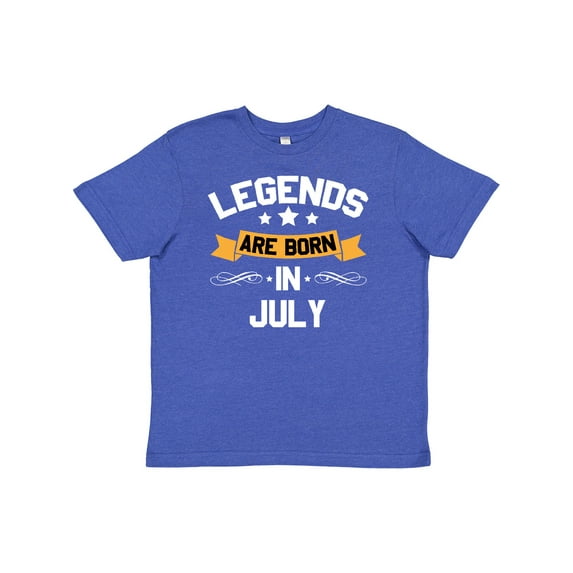 Inktastic legends are born in july Youth T-Shirt