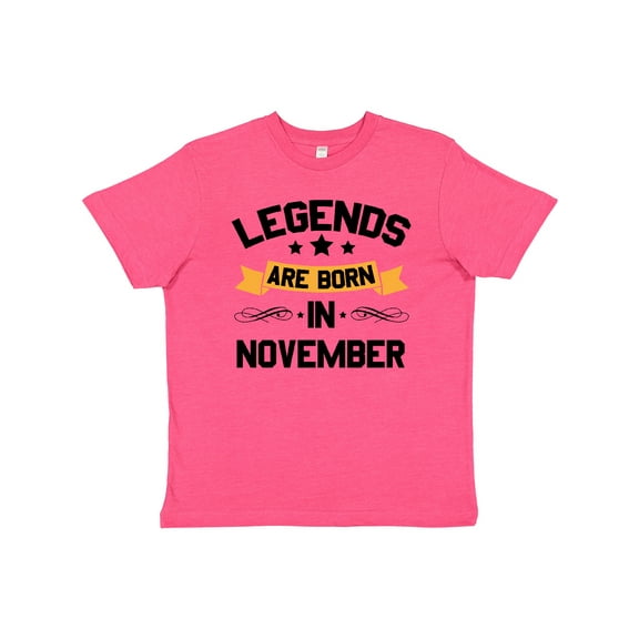 Inktastic legends are born in november Youth T-Shirt