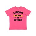 thumbnail image 1 of Inktastic legends are born in october Youth T-Shirt, 1 of 5