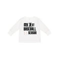 thumbnail image 1 of Inktastic my 1st baseball season Boys Long Sleeve Toddler T-Shirt, 1 of 5