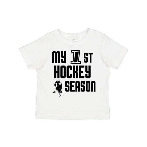 Inktastic my 1st hockey season Boys Toddler T-Shirt