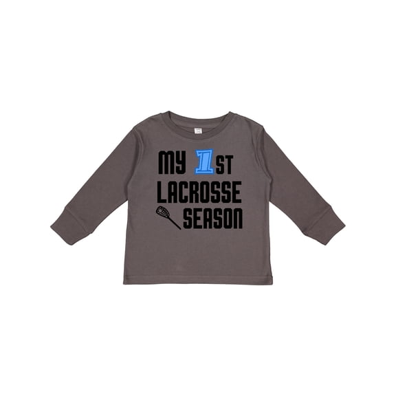 Inktastic My 1st Lacrosse Season Boys Long Sleeve Toddler T-Shirt