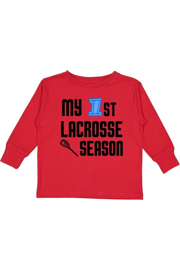 My 1st Lacrosse Season Boys Long Sleeve Toddler T-Shirt