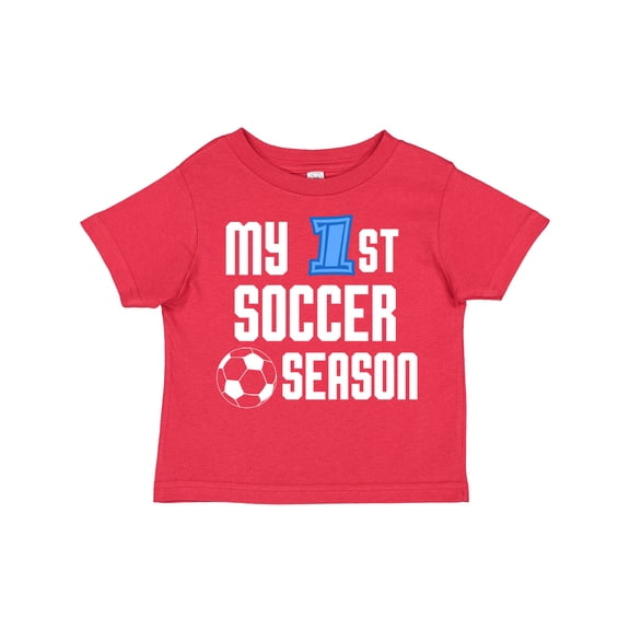 Inktastic my 1st soccer season Boys Toddler T-Shirt