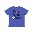 thumbnail image 1 of Inktastic my 1st soccer season Youth T-Shirt, 1 of 5
