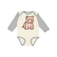 thumbnail image 1 of Inktastic pig Boys or Girls Long Sleeve Baby Bodysuit, 1 of 5