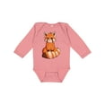 thumbnail image 1 of Inktastic red panda t-shirt Boys or Girls Long Sleeve Baby Bodysuit, 1 of 5