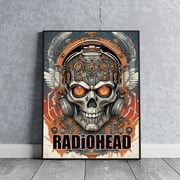 InkwellJar Radiohead Music Tour, Poster