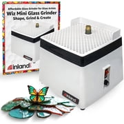 Inland Craft Wiz Mini Glass Grinder | Stained Glass Grinding Shaping Machine | Includes 5/8 Diamond Grinding Bit