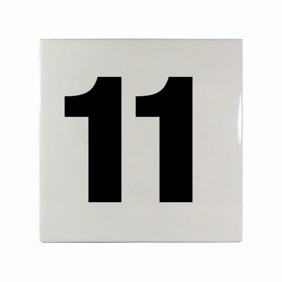 Inlays C611093 6 in. Smooth Ceramic Tile - No. 11