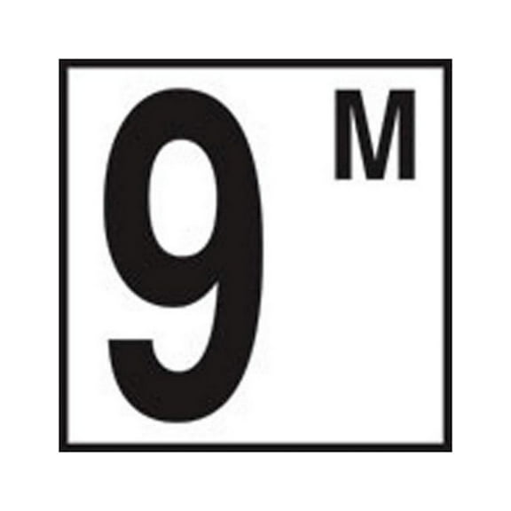 Inlays CC623090 6" x 6" Metric 9 with M Deck Ceramic Tile