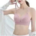 thumbnail image 1 of Inleife Bras for Women No Wire Fashion Comfortable Woman's Lace Beauty Back Strap Wrap Plus Size Bra, 1 of 3
