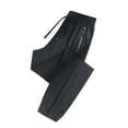 thumbnail image 1 of Inleife Elastic Waist Women New Fashion Solid Pocket Zipper Casual Sports Sweatpants Full Length Pants, 1 of 4