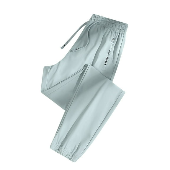 Inleife Elastic Waist Women New Fashion Solid Pocket Zipper Casual Sports Sweatpants Full Length Pants