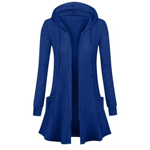 Inleife Fashion Women's Casual Jackets Long Sleeve Hooded Blouse Ladies Loose Sweatshirt Tops