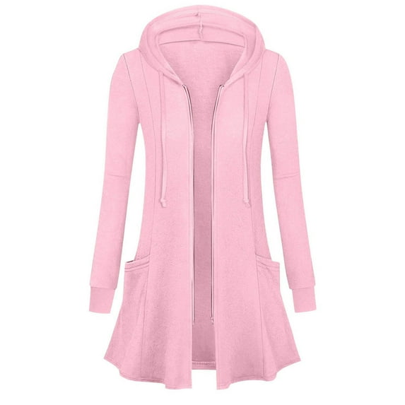 Inleife Fashion Women's Casual Jackets Long Sleeve Hooded Blouse Ladies Loose Sweatshirt Tops
