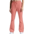 thumbnail image 1 of Inleife Flare Sweatpants for Women Fashion Solid Casual Elastic Waist Trousers Sport Long Pants, 1 of 5