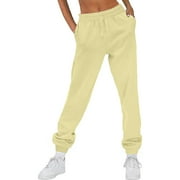 Inleife Jogging Pants for Women Womens Casual Trousers And Trousers Plus Velvet Running Fitness Sports Pants