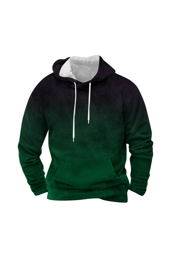 Men's Fashion Hoodies & Sweatshirts Man Head Cover Colour Gradient Motion Hooded Sweater Hooded Sweatshirts Tops Blouse