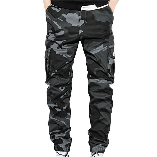 Inleife Mens Cargo Pants Clearance Fashion Men Autumn New Camouflage ...