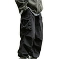 thumbnail image 1 of Inleife Plus Size Mens Pants Clearance Men's Straight Tube Workwear Pants Loose Outdoor Zipper Pocket Retro Casual Pants, 1 of 6