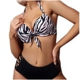 thumbnail image 1 of Inleife Two Piece Swimsuits for Women Women's Fashionable Solid Color High Waisted Hollow Out Bikini Foreign Trade Swimsuit, 1 of 5