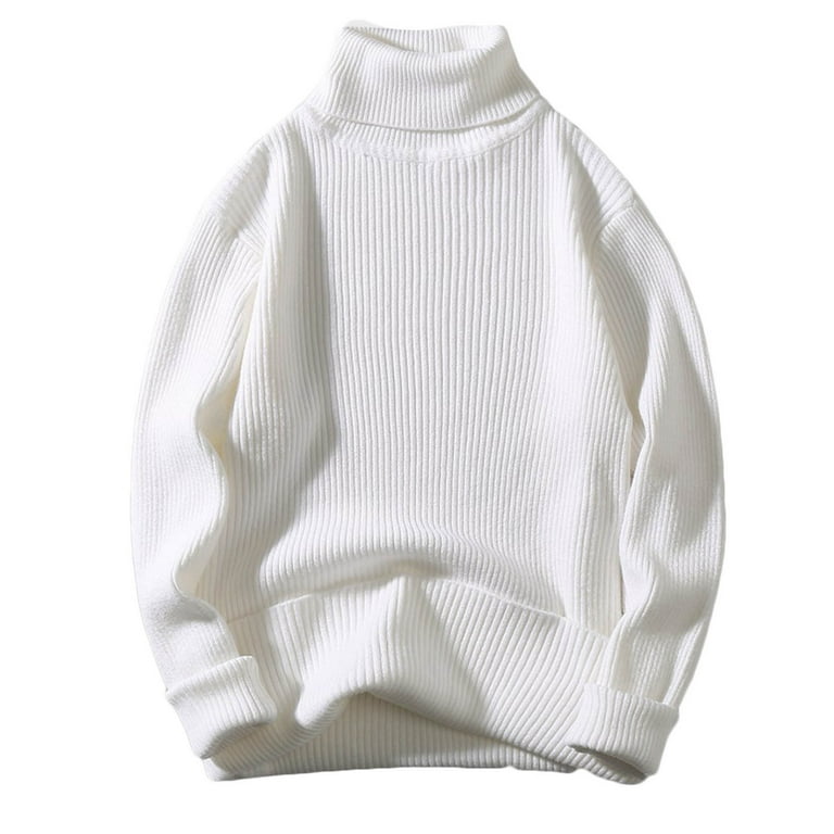 Mens Turtleneck Winter White Turtleneck Sweater Mens Wool