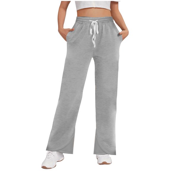 Inleife Women Casual Trousers And Trousers Plus Velvet Running Fitness Sports Pants