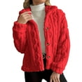 thumbnail image 1 of Inleife Women's Button Sweater Coats Pullover Long Sleeve Hoodless Blouse Sweatshirt, 1 of 5